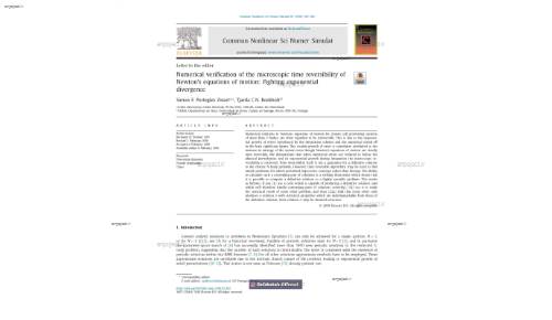 Numerical verification of the microscopic time reversibility ofNewton’s equations of motion: Fighting exponentialdivergence